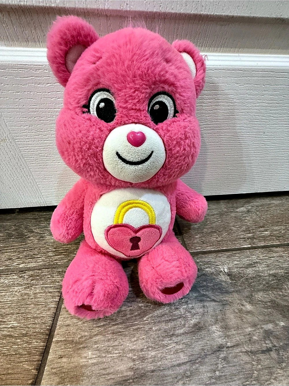 Care Bears Cheer Bear Pink Plush Bear Like New 2021 Secret Bear